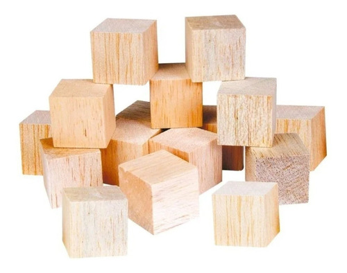 Cubo De Balso Madera 100 Mm X20 Unidades