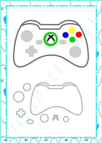 Cortador Controle Xbox (video Game)