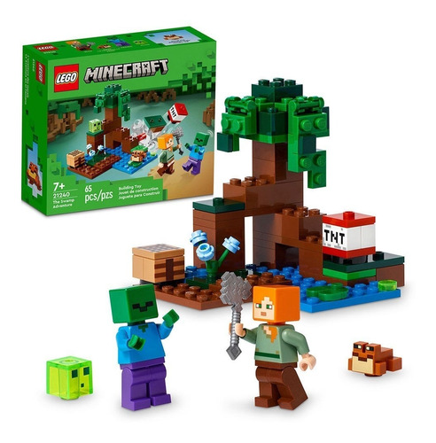 Lego - Minecraft La Aventura En El Pantano 65 Pcs