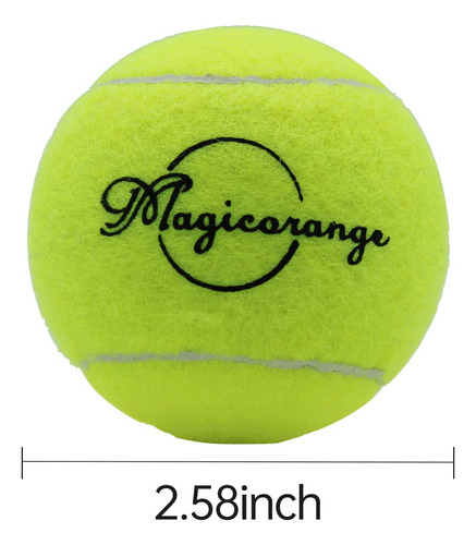 Paquete De 12 Pelotas De Tenis Magicorange Para Entrenamient