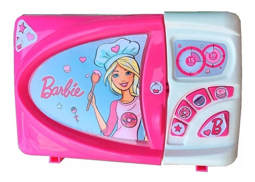  Horno Microondas De Barbie Con Sonido Original Juguete