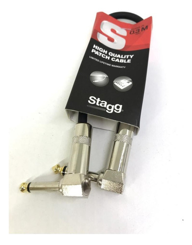 Cable Stagg Spc030ld Interpedal Plug Angular Precio Unidad