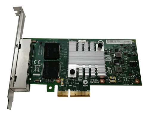 Tarjeta De Red Ethernet 4 Puertos Intel I340 Administrable