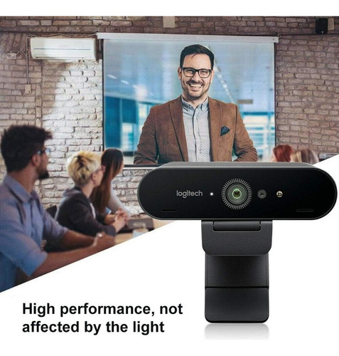 Cámara Web Logitech Brio, 90 Fps, Usb 3.0, Enfoque Automátic