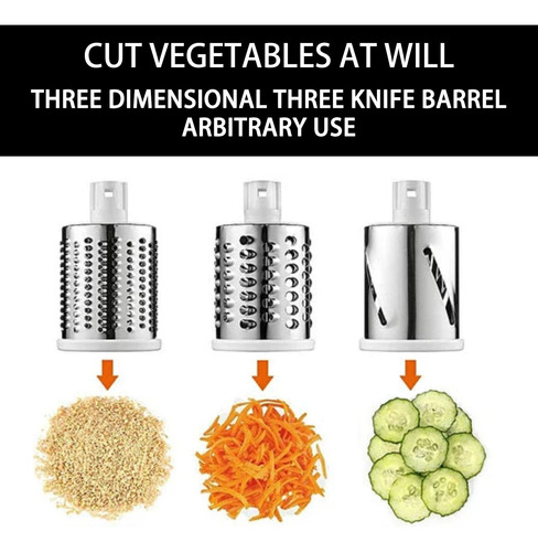 Cortador Y Rebanador De Verduras Multifuncionales L 3 En 1,