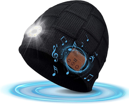 Gorro Bluetooth Con Casquillo Ligero Recargable Para Faros