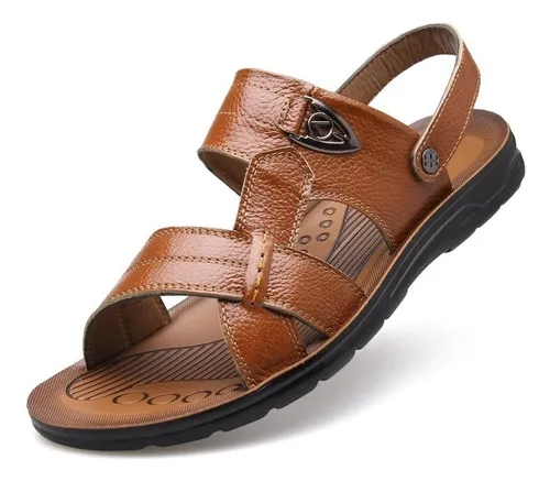 Zapatos De Playa Hawaianos De Cuero For Hombre De Verano