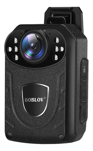 Cámara Corporal Boblov Kj21 1296p 256gb Memoria 10 Horas Nig