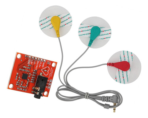 Modulo Ecg Ad8232 Sensor Pulso Cardiaco Con 3 Electrodos