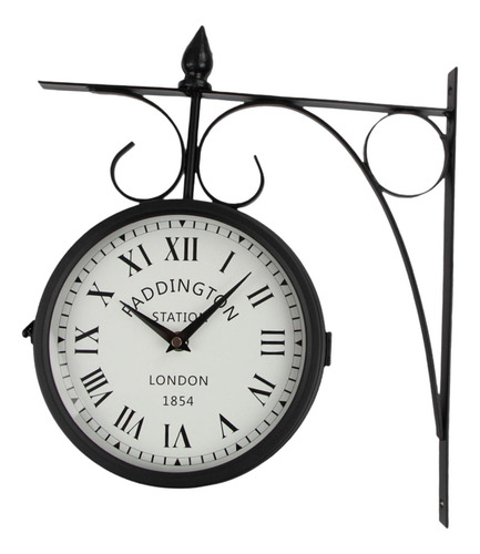 Reloj De Pared De Doble Cara, Reloj Decorativo De , Reloj