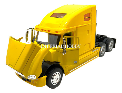 Freightliner Columbia Tractor Nuevo Sin Caja - Am Welly 1/32 Amarillo