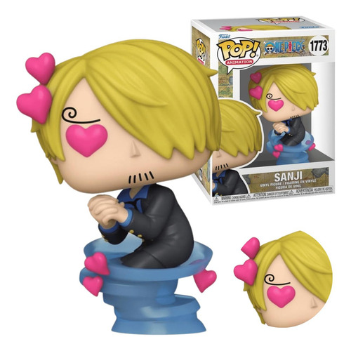 Boneco Funko Pop One Piece Sanji Olhos Apaixonado 1773