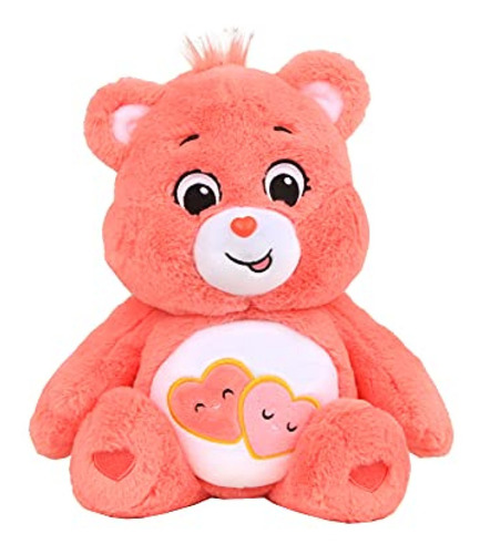 Care Bears 22084 Oso De Peluche Mediano De 14 Pulgadas Love- Color Rosa