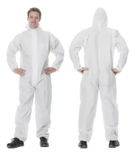 comprar Buzo Desechable Blanco Polipropileno Pack X5 Unidades