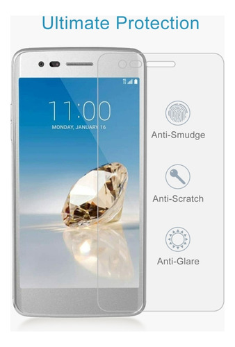 Protector De Pantalla De Cristal For LG Aristo (1 Unidad)