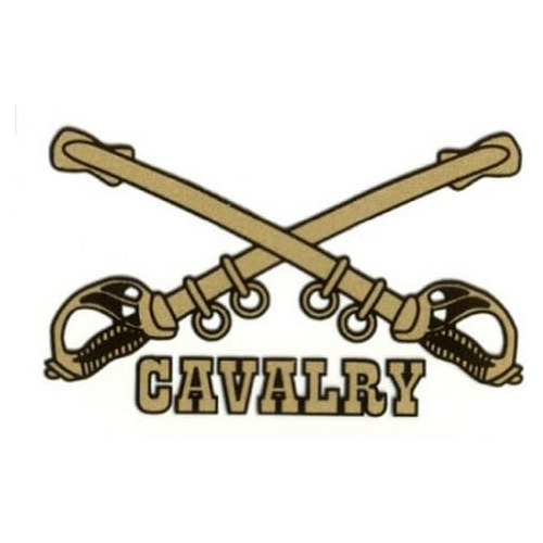 Army Cavalry Decal Sticker