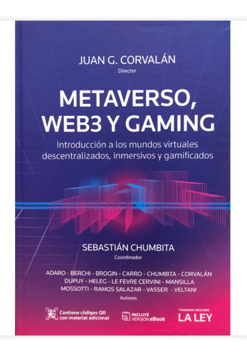 Corvalán Metaverso, Web 3 Y Gamingnovedad 2023 La Ley 