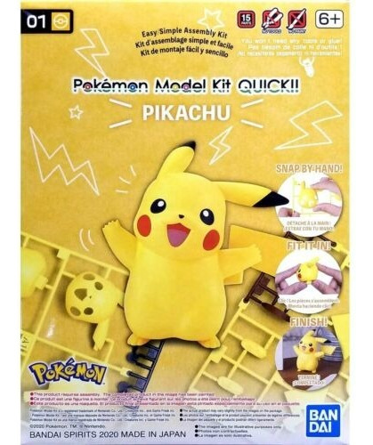 Bandai Pokemon Model Kit Pikachu Plamo