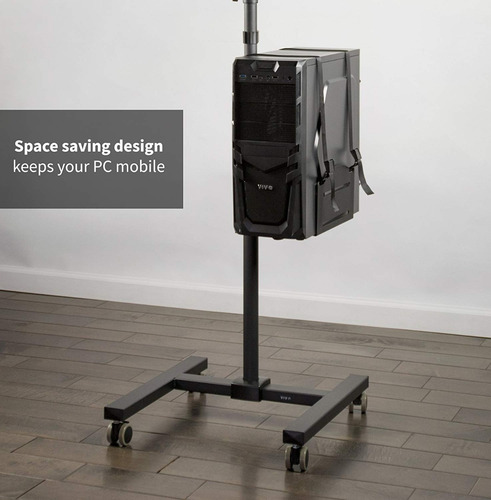Pedestal Para Monitor 17-32 Con Soporte Para Cpu Y Teclado