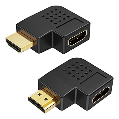 Adaptador Hdmi Cablecreation 2 Pack 90 Y 270 Grados, L