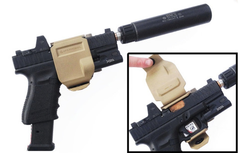 Imagen 6 de 9 de Clip Holster Para Pistola Glock Varios Modelos
