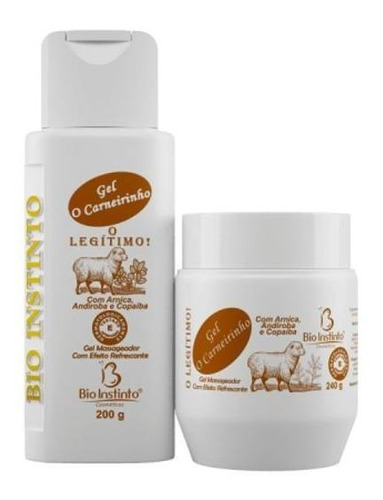 Gel Massageador O Carneirinho Pote 240g Bio Instinto