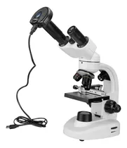 Comprar Paquete De Microscopio Binocular Led Sv605 40x-1600x Con Cám