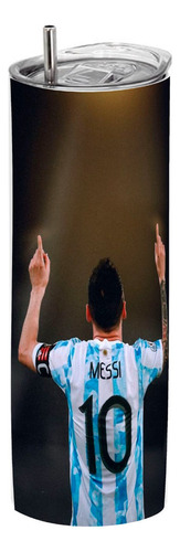 Termo Skinny Café 20 Oz - Lionel Messi Argentina #16