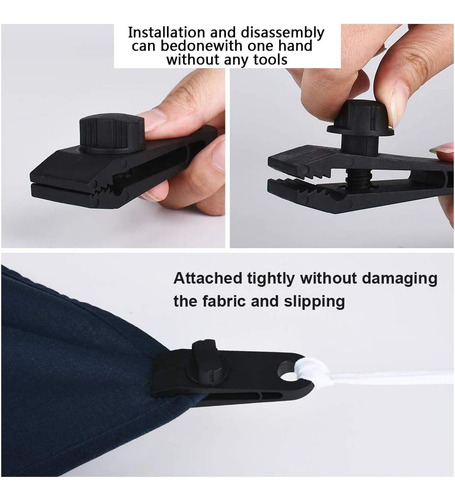 Clips De Henglisam De Lona, Agarre De Bloqueo Resistente, Ab