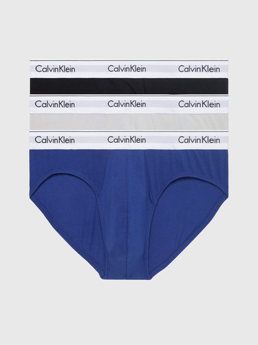 Briefs Calvin Klein Cotton Paquete De 3 Hombre Multicolor