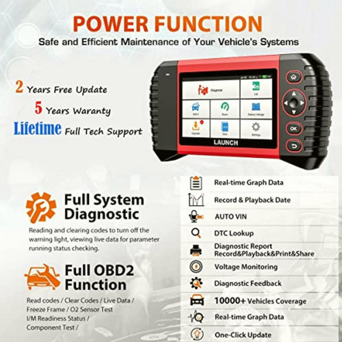 Launch Obd2 Scanner Touch Pro Elite- 2023 New Scan Tool With