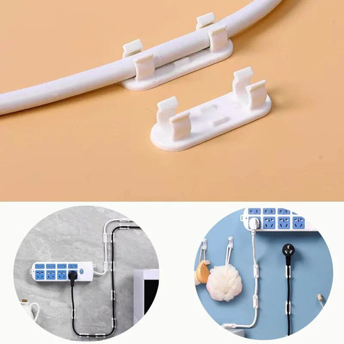 2025 50 Clips Ajustables For Gestión De Cables Y Soportes