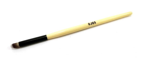 Brocha Pincel Profesional De Ojos Corrector Contorno Madera