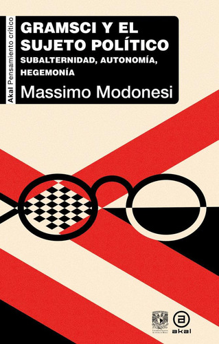 Libro: Gramsci Y El Sujeto Politico. Modonesi, Massimo. Akal