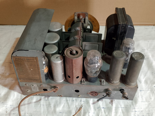 Chasis Radio Philco 1930/con Bulbos/para Proyecto (Usado)