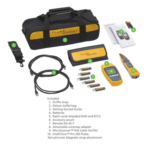 Generador De Tono Chicharra Fluke Networks Ms-poe-kit