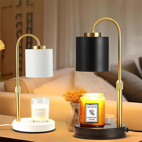 Lámpara De Mesa Nórdica Ajustable Con Vela De Aromaterapia B