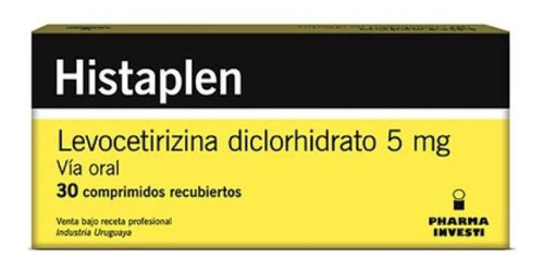 Histaplen 5mg 30 Comprimidos