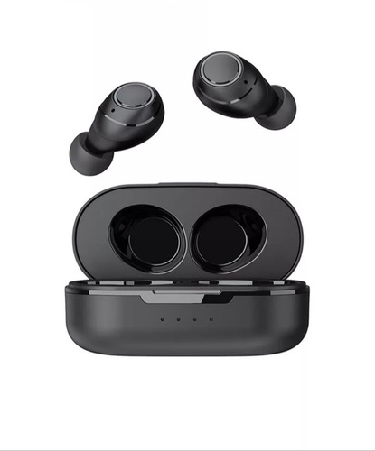 Imagen 4 de 7 de Audífono in-ear gamer inalámbrico Tronsmart Onyx Free negro con luz LED