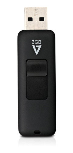 V7 Vf22gar-3n - Memoria Usb 2.0 (2 Gb, Conector Usb Retrctil