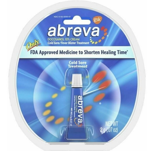 Abreva - Herpes Labial - Docosanol 10% - Trata Herpes - Longa Validade