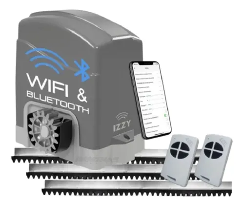 comprar Kit Motor Portão Eletrônico Wifi App Via Celular 3,5m 2c