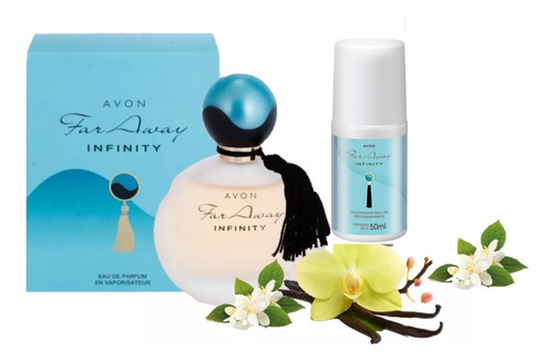 Avon Set 2 Pzs Far Away Infinity Para Dama Oriental Floral