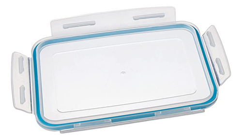Contenedor Rectangular Con Tapa Y Divisiones Plastico 1.1 L