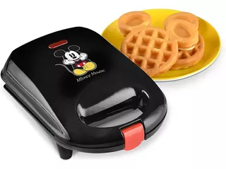 Disney Dcm-9 Mickey Mini Waffle Maker, Negro