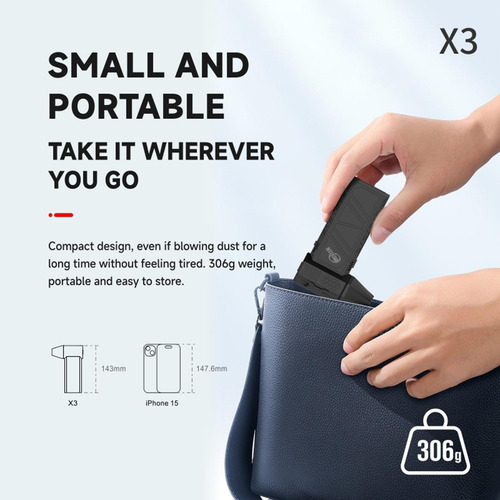 Potente Mini Ventilador, Ventilador De Conducto De Alta