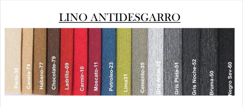 Rinconero Esquinero 2.50 X 1.80x90 Lino Rustic A Eleccion Lino