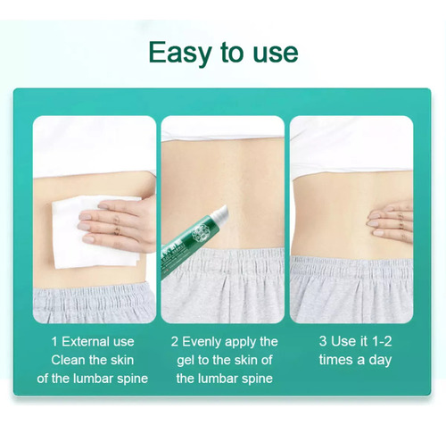 3 Unidades De Gel De Compresión En Frío Tipo Lumbar