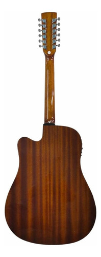 Guitarra Mccartney Docerola Cd-6012nt Color Natural Material Del Diapasón Arce Orientación De La Mano Diestro