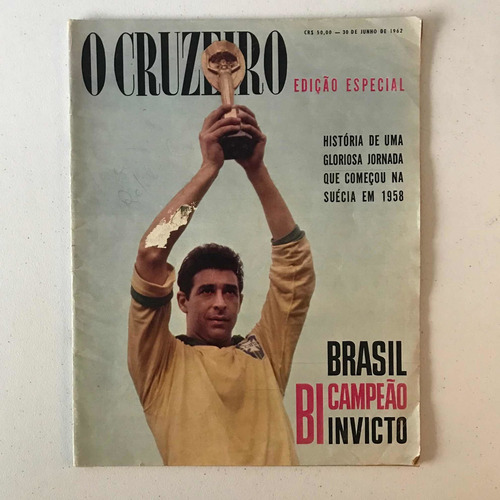 Revista O Cruzeiro Edição Especial Brasil Bi Campeão 1962